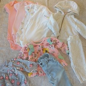 6 mo baby girl Carters Bundle, 11 pieces!